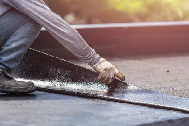 Professional Waterproofing technician working in Lawton, MI